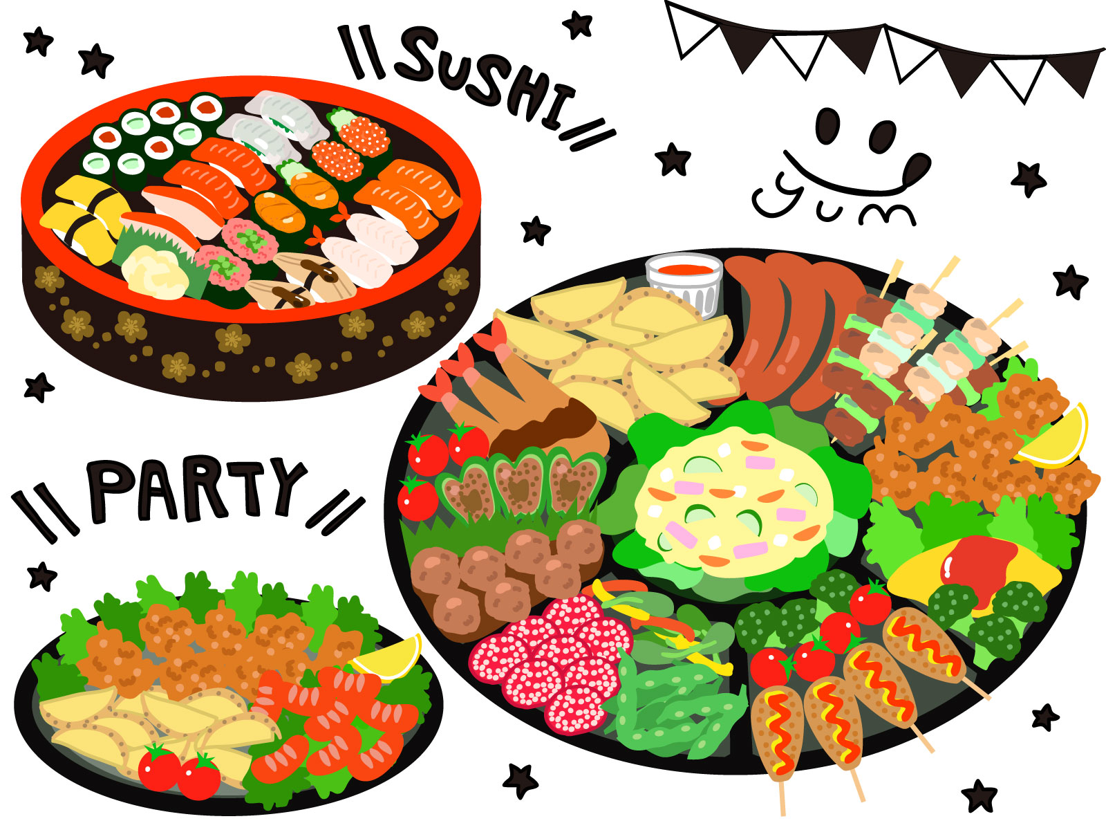 ご自宅で寿司パーティーをどうぞ！